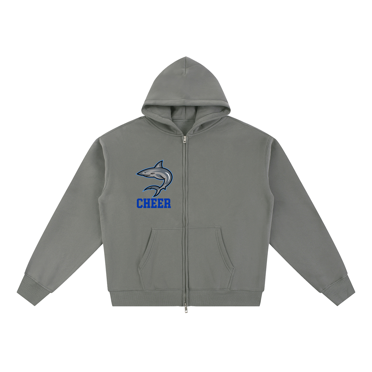 Simple Saint James Essential Fleece Zip-Through Hoodie