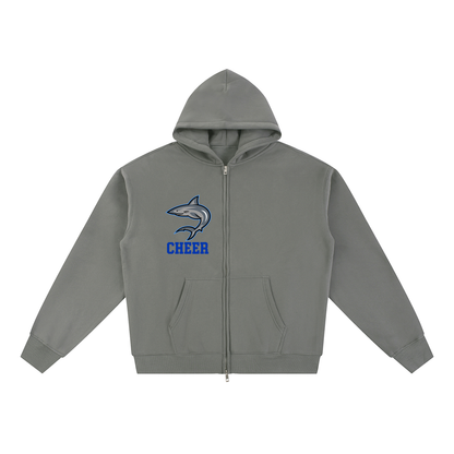 Simple Saint James Essential Fleece Zip-Through Hoodie