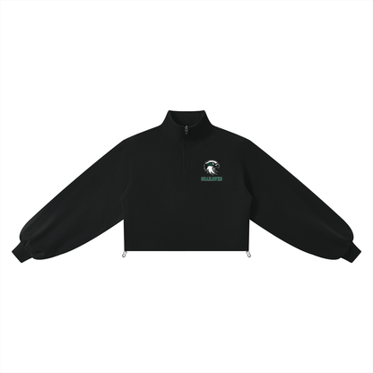 HAWKS Women’s Mock-Neck Quarter-Zip Sweatshirt