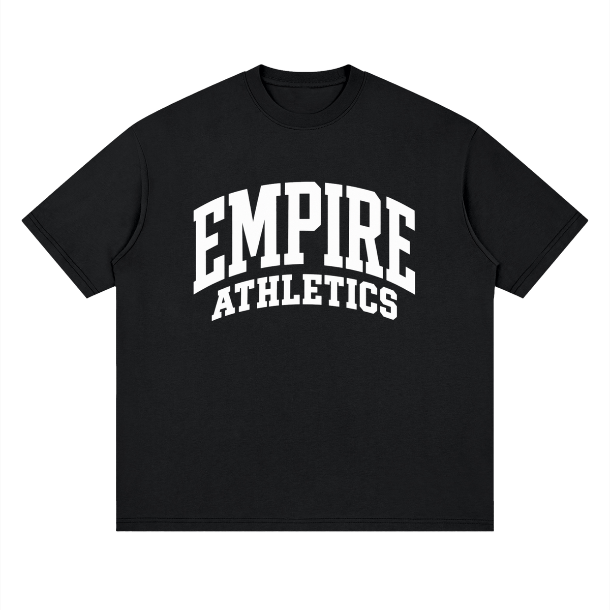 Basic 2 White Empire Oversized Drop Shoulder T-Shirt