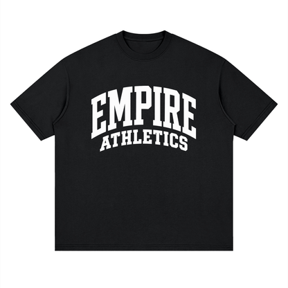 Basic 2 White Empire Oversized Drop Shoulder T-Shirt