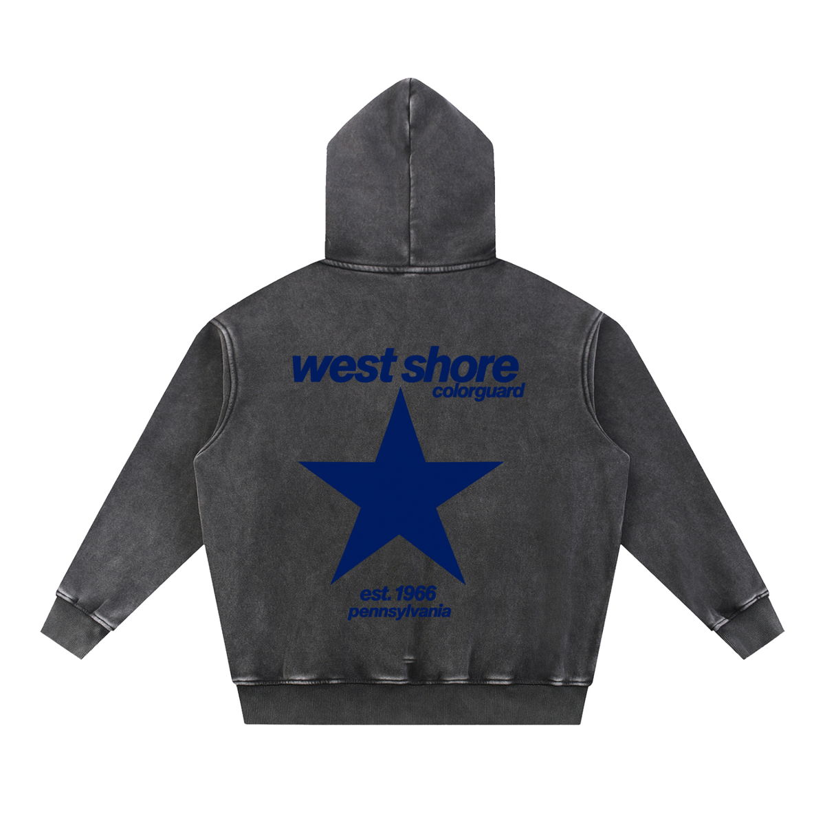 Big Star West Shore Snow Wash Fleece Oversize Hoodie