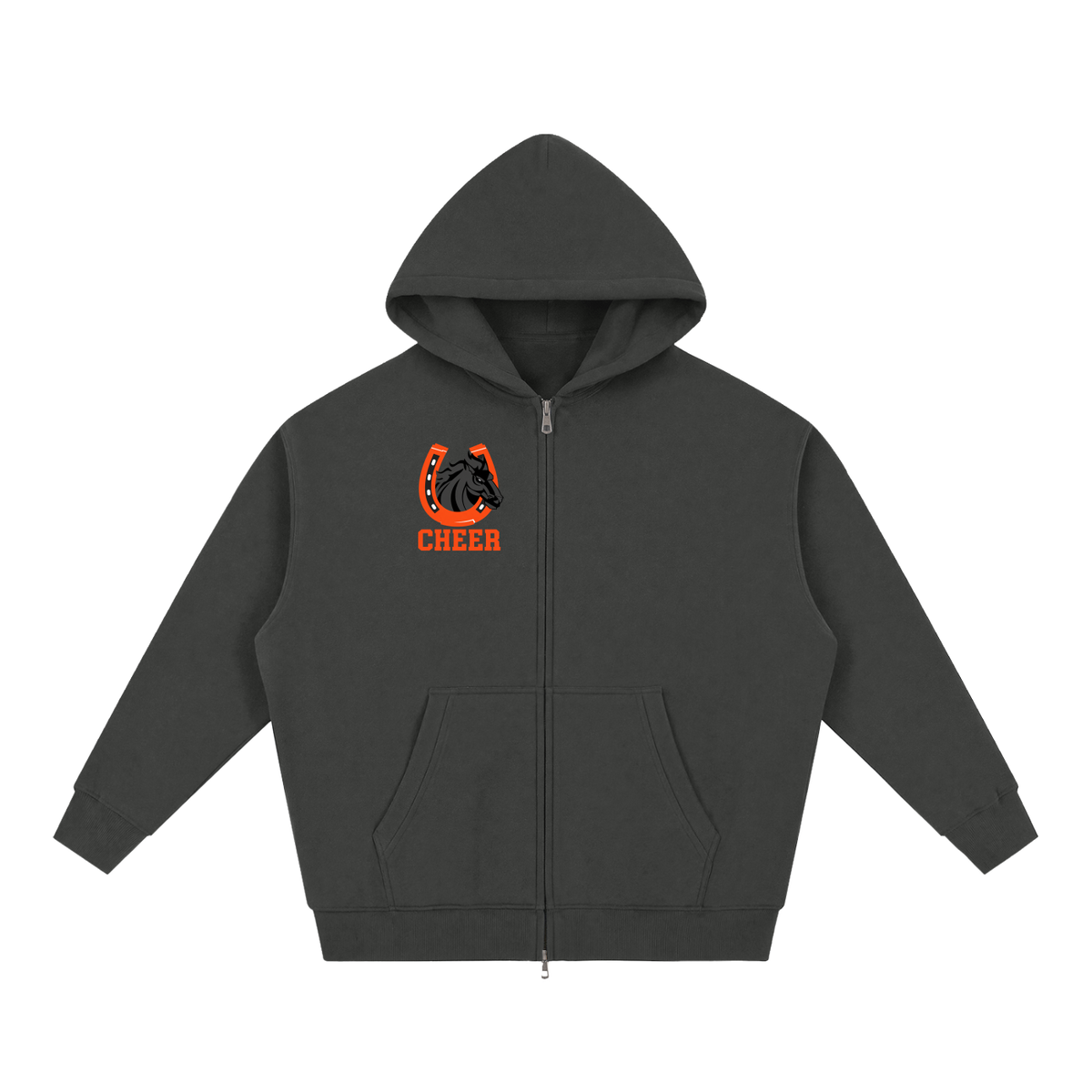 simple southwest Essential Oversized Fleece Boxy Hoodie