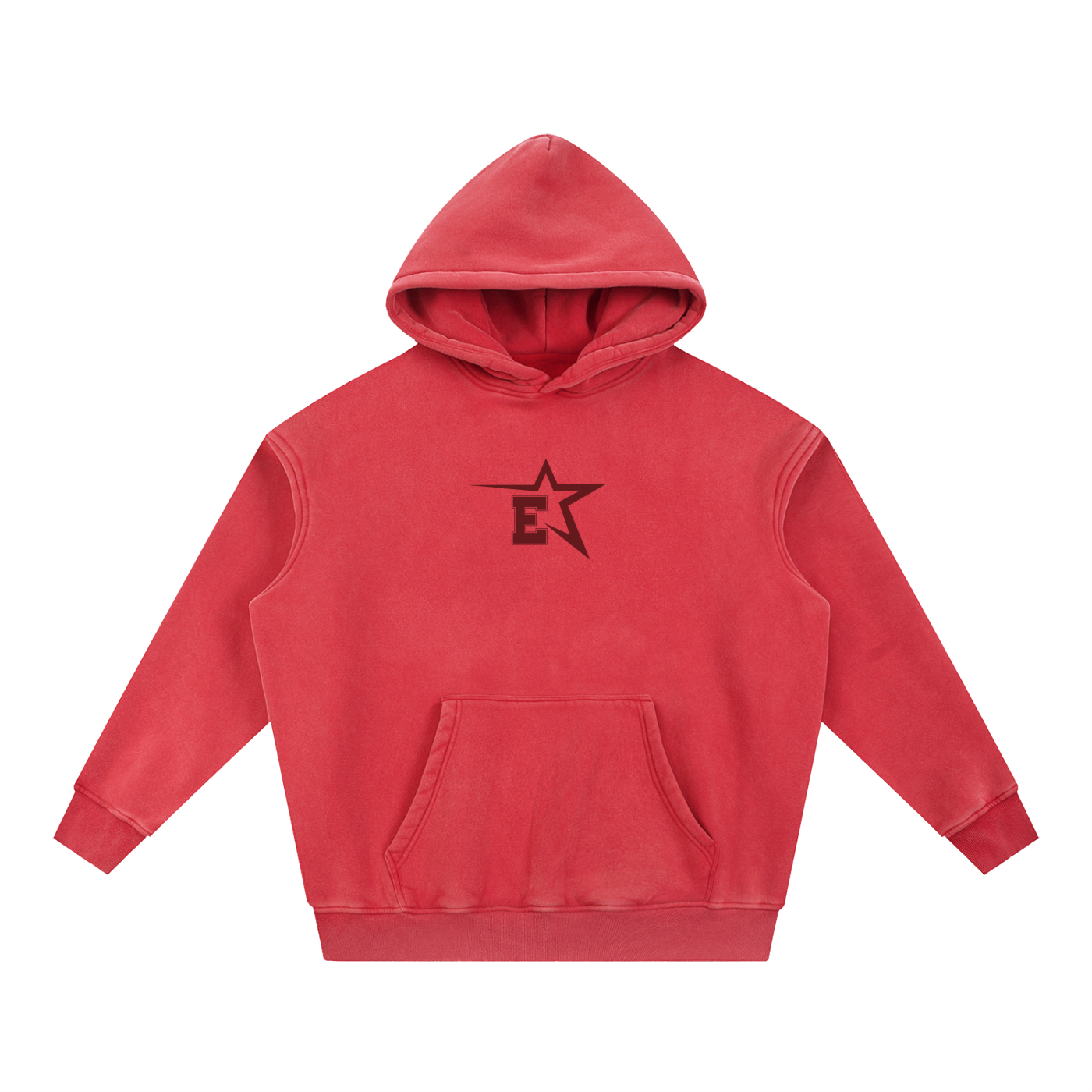 Snow Wash Fleece Oversize Hoodie