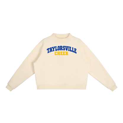 Basic 1 Taylorsville Essential Fleece Mock-Neck Crew Sweatshirt