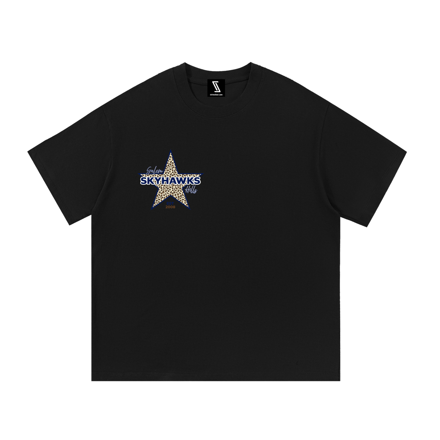 Leopard Star Cotton T-Shirt