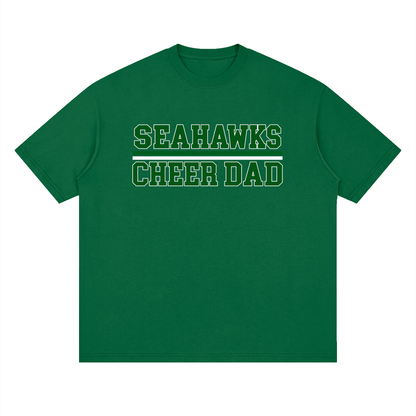 Dad Seahawks Oversized Drop Shoulder T-Shirt