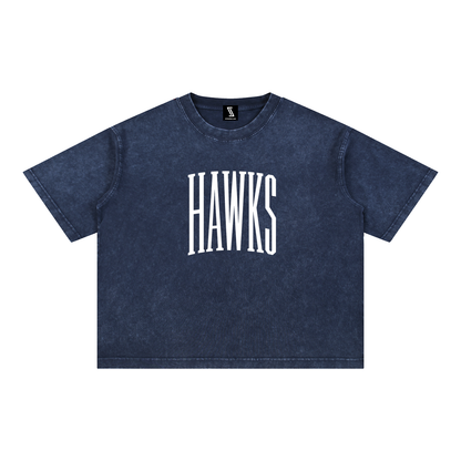 Mineral Wash Boxy Cotton T-Shirt
