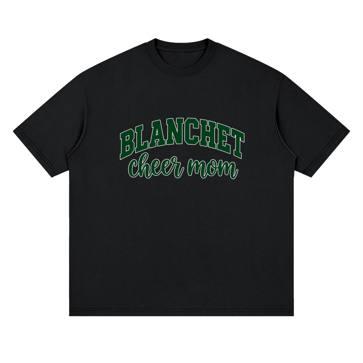 Cheer Mom Blanchet Oversized Drop Shoulder T-Shirt