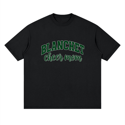 Cheer Mom Blanchet Oversized Drop Shoulder T-Shirt