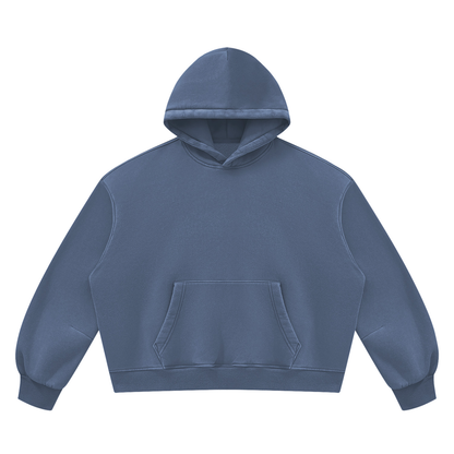 Unisex Vintage Wash Boxy Fleece Hoodie