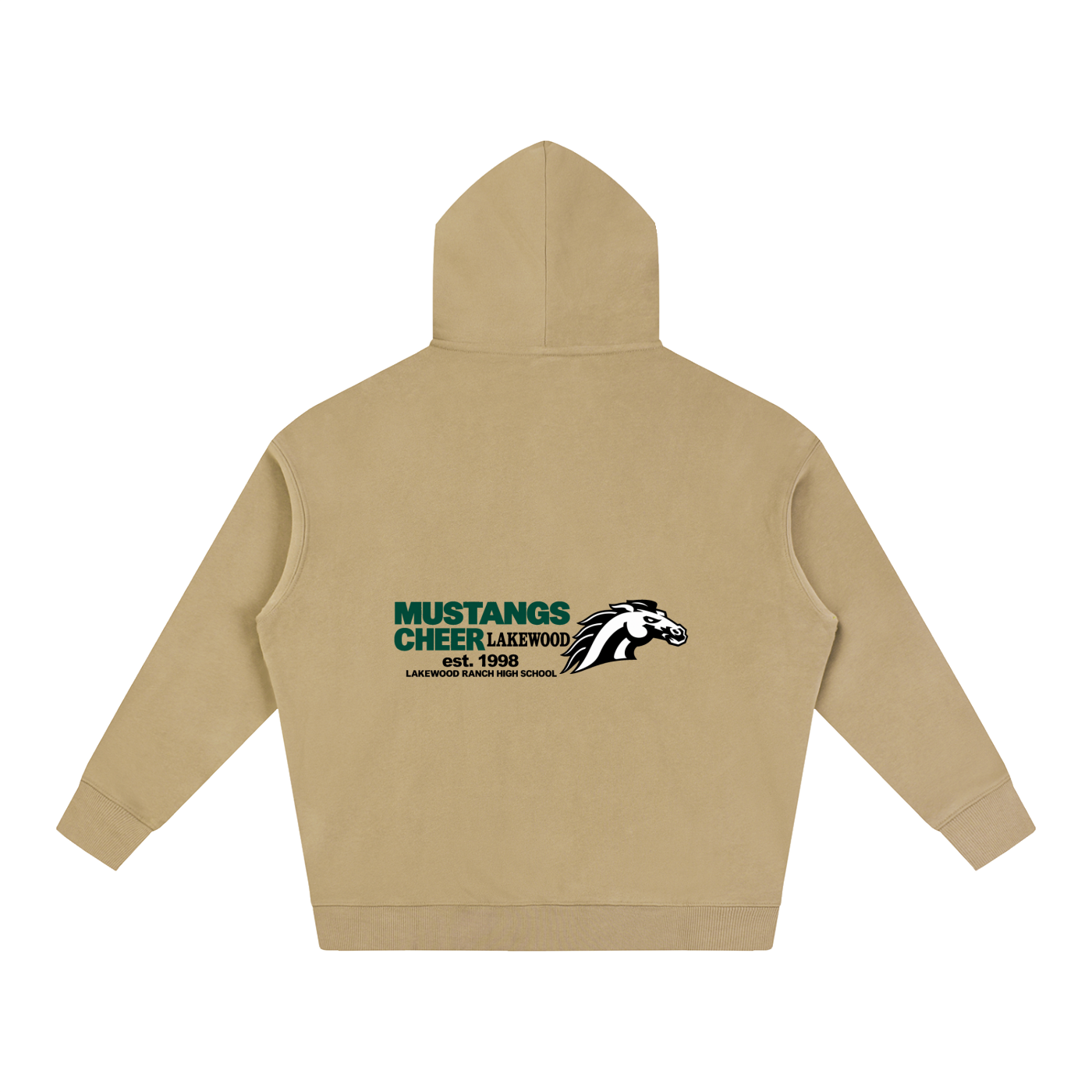Vector Star Front Lakewood Ranch Oversize Fleeced Hoodie