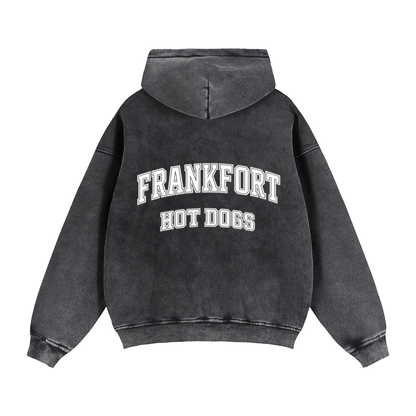Zip-Through Boxy Fleece Hoodie