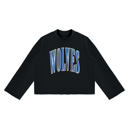 Mockneck Boxy Sweatshirt