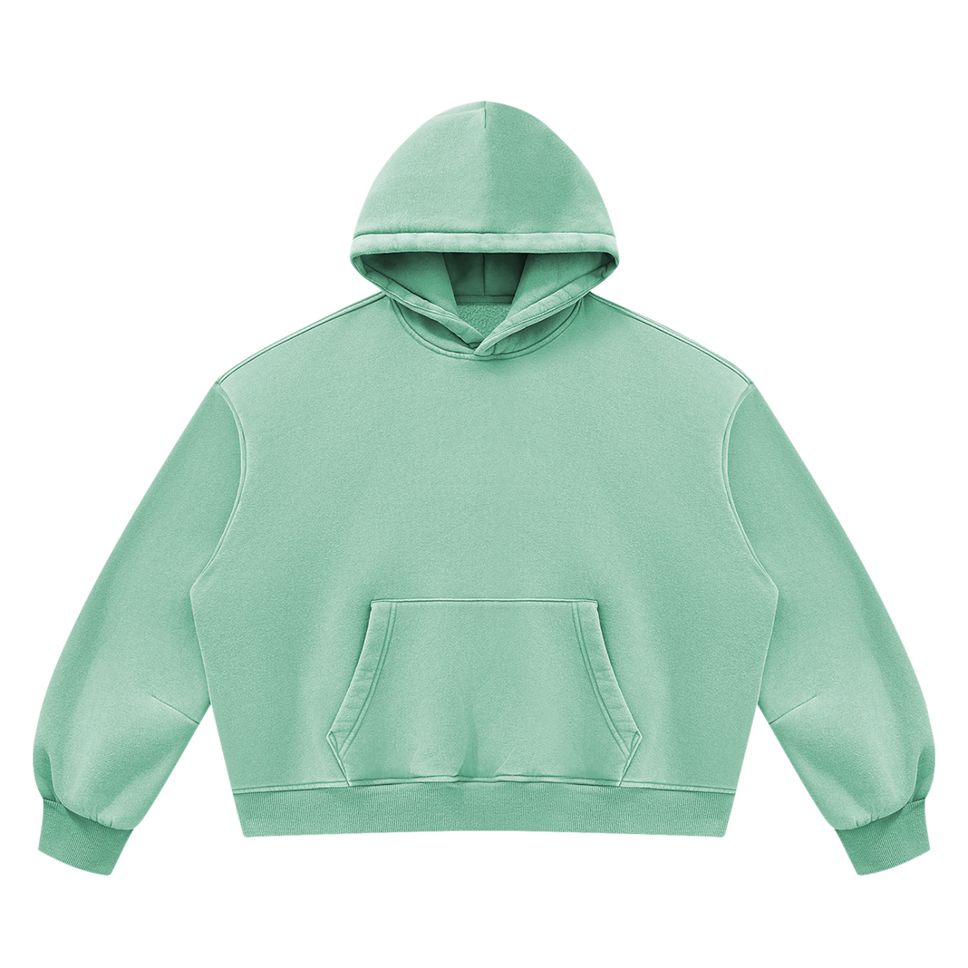 Unisex Vintage Wash Boxy Fleece Hoodie