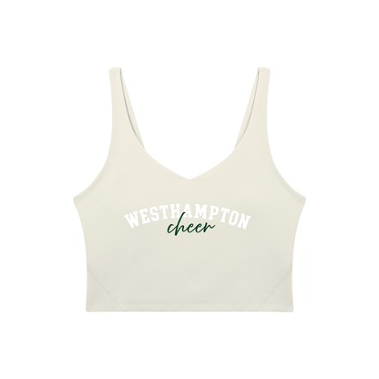 Cursive Westhampton Women's V-Neck Yoga Sports Bra
