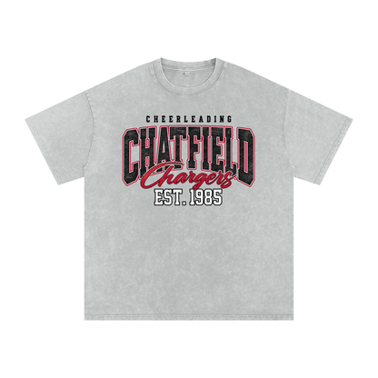 Vintage Chatfield Snow Washed Oversized Cotton T-Shirt