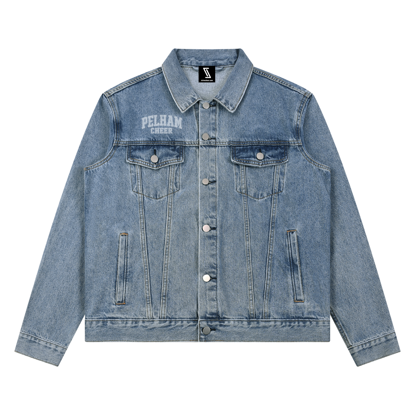Unisex Vintage Wash Denim Jacket