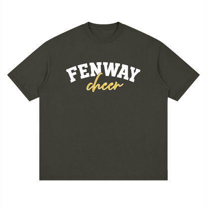 Cursive Fenway Oversized Drop Shoulder T-Shirt