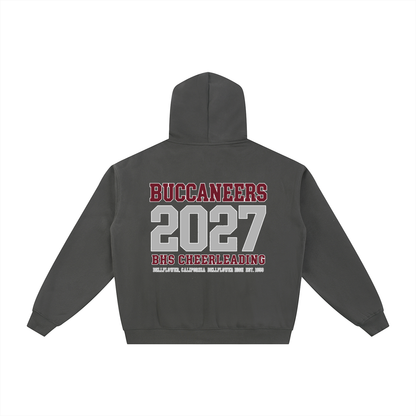 Year Bellflower Essential Fleece Zip-Through Hoodie