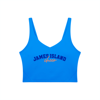 Cursive James Island Women's V-Neck Yoga Sports Bra