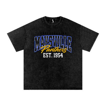 Vintage Maysville Snow Washed Oversized Cotton T-Shirt