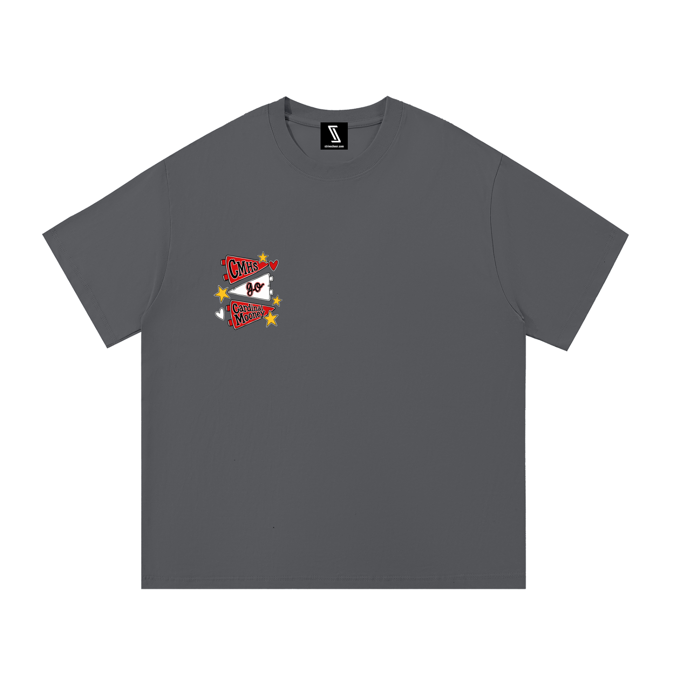Lets Go Cardinal Mooney Essential Oversized Cotton T-Shirt
