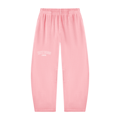 Hot Dogs Vintage Washed Barrel Leg Sweatpants