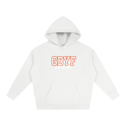 Cursive Front Green Bulldogs Oversize Fleeced Hoodie