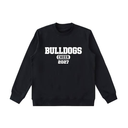 Old School Green Bulldogs Essential Heavyweight Crewneck Sweatshirt
