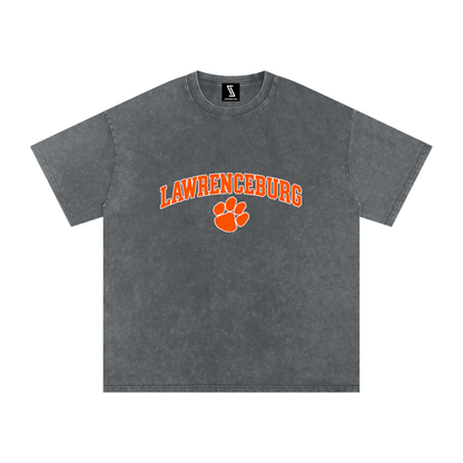 Lawrenceburg Snow Washed Oversized Cotton T-Shirt