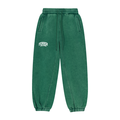 Basic 2 White St Vincent Ferrer Fleeced Jogger Sweatpants