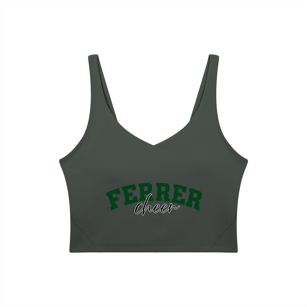 Cursive St Vincent Ferrer Women's V-Neck Yoga Sports Bra