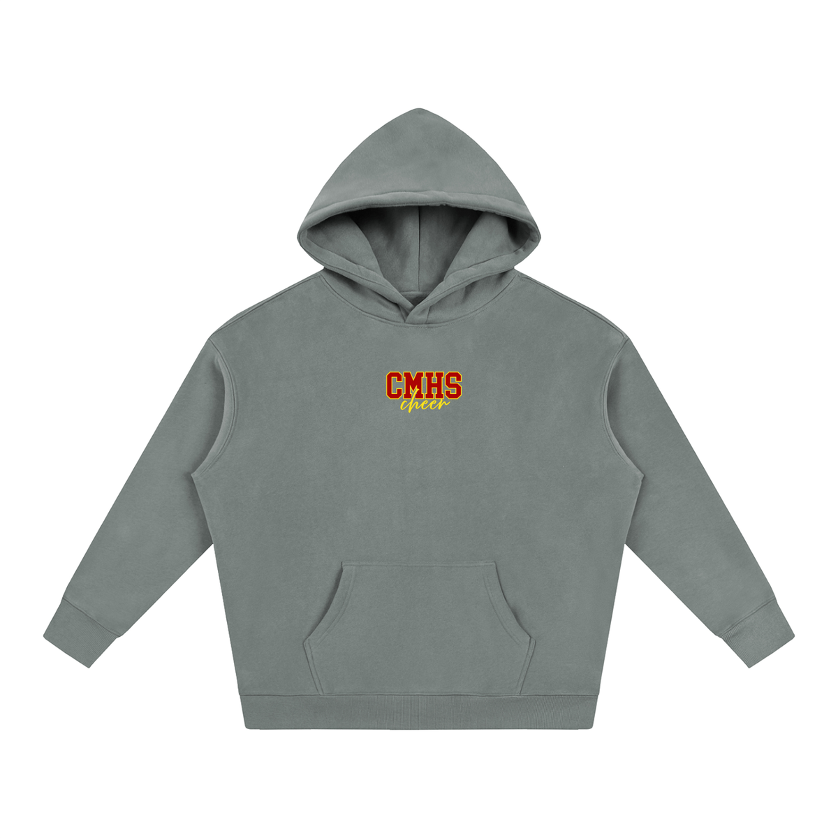 Cursive Front Cardinal Mooney Oversize Fleeced Hoodie