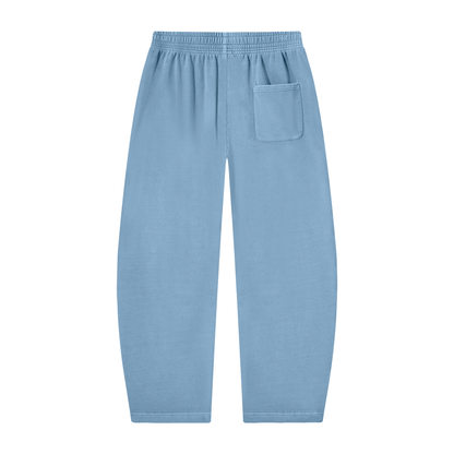 Hot Dogs Vintage Washed Barrel Leg Sweatpants