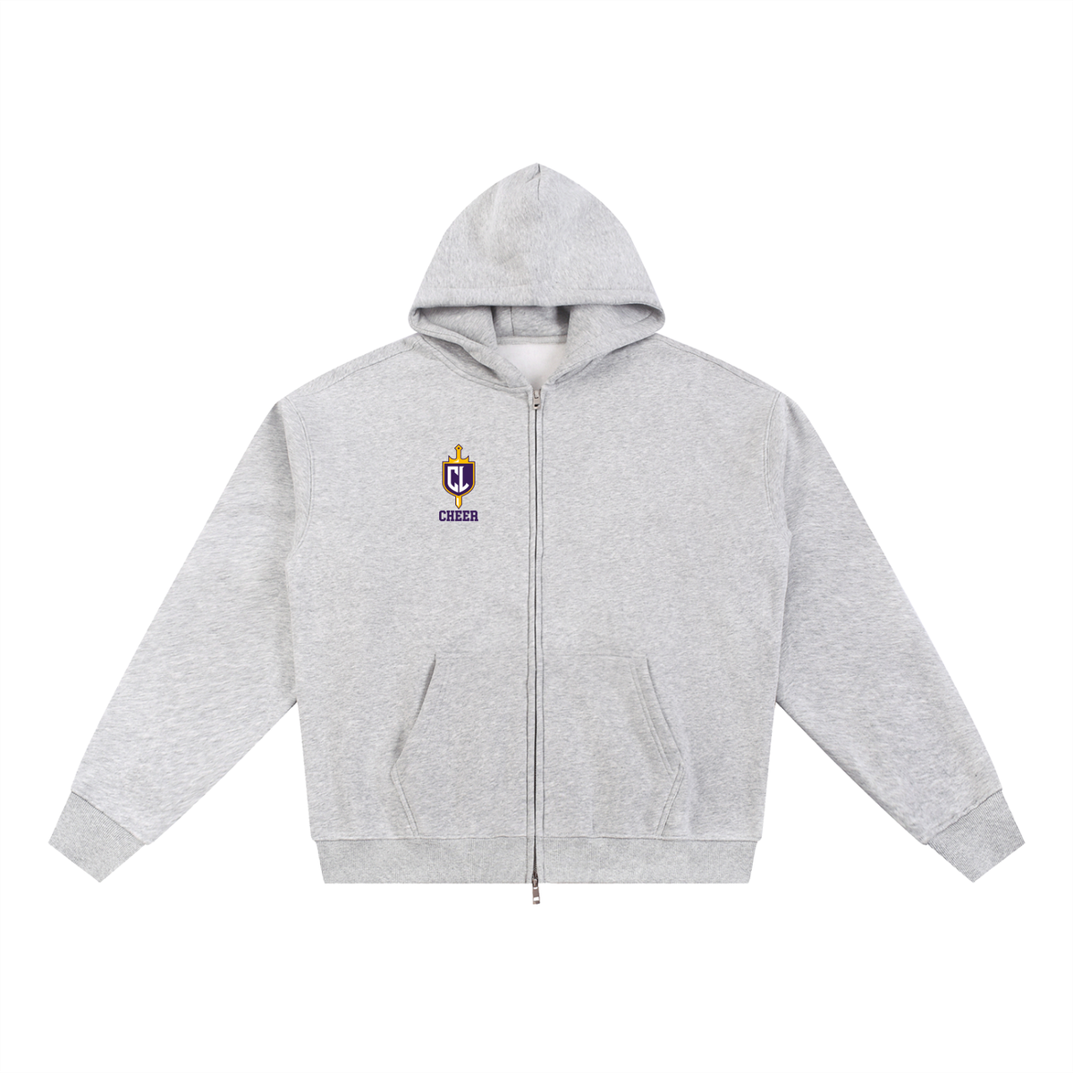 Essential Fleece Zip-Through Hoodie
