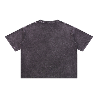 Mineral Wash Boxy Cotton T-Shirt