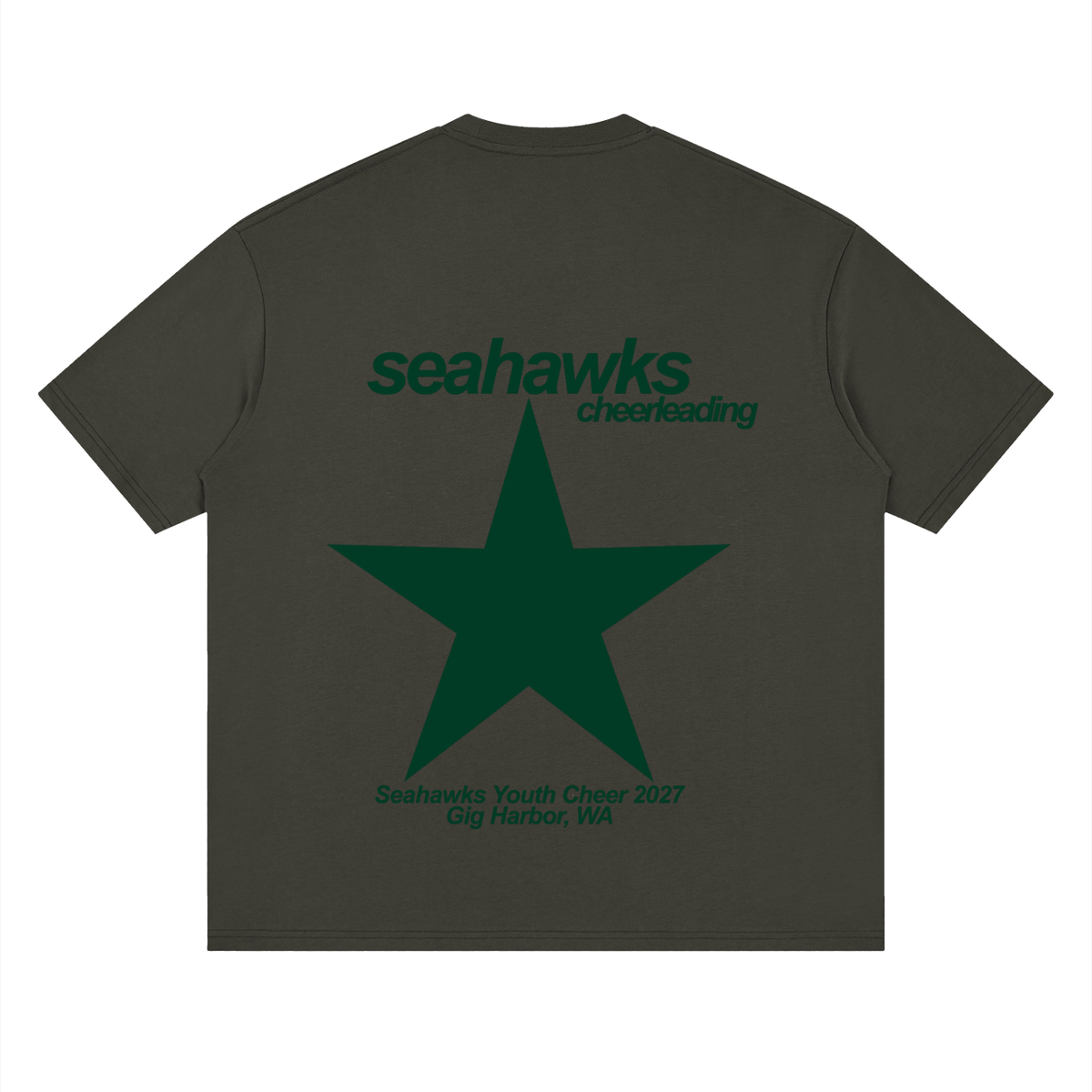 Big Star Seahawks Oversized Drop Shoulder T-Shirt
