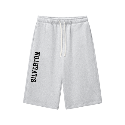 Relaxed Drawstring Three-quarter Sweatpants