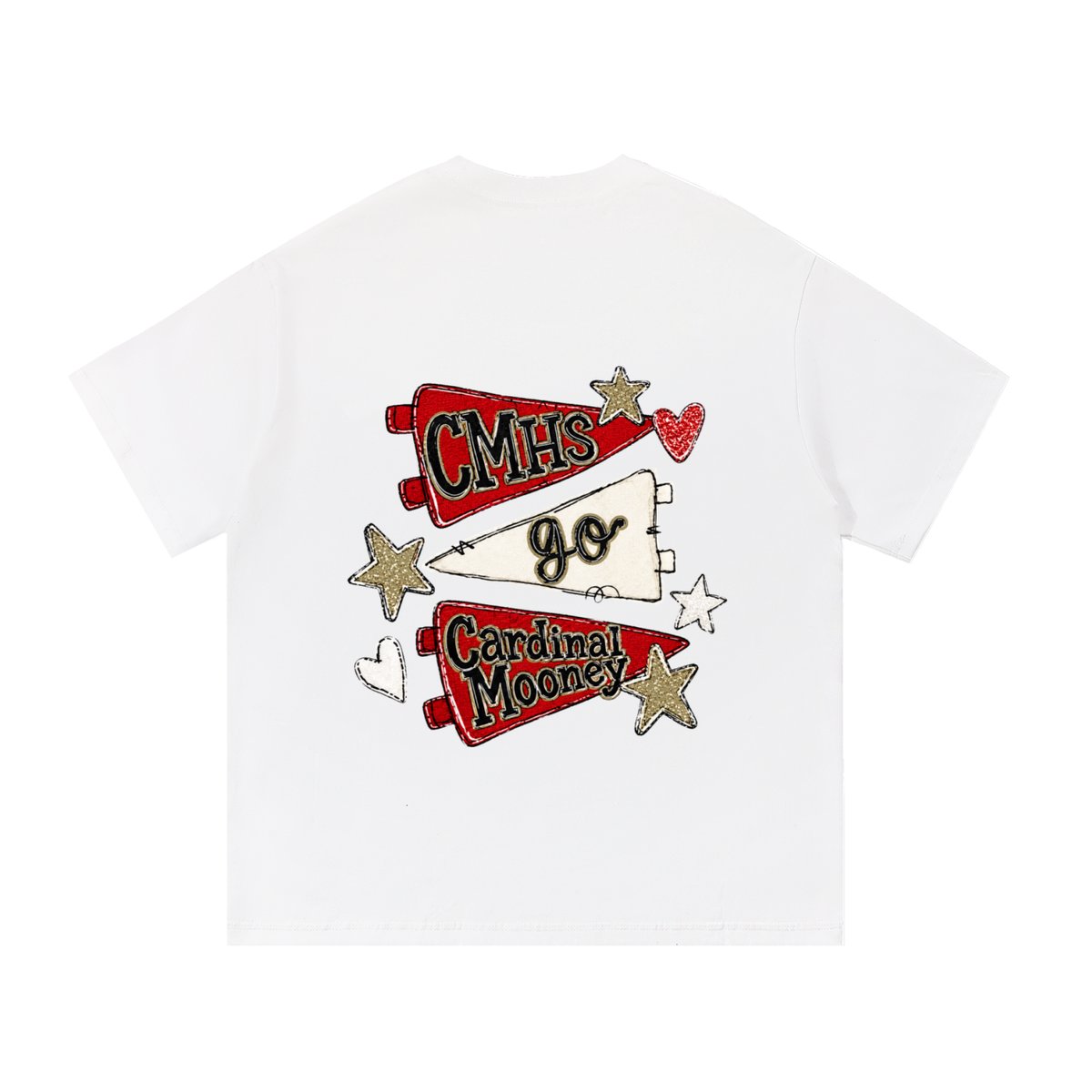 Lets Go Cardinal Mooney Essential Cotton T-Shirt