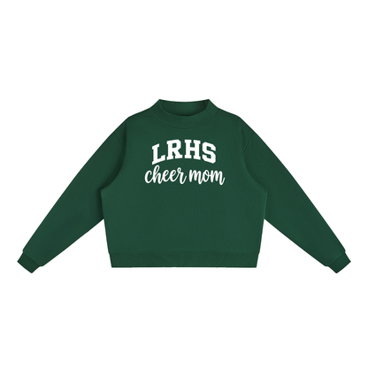 Cheer Mom Lakewood Ranch Essential Fleece Mock-Neck Crew Sweatshirt