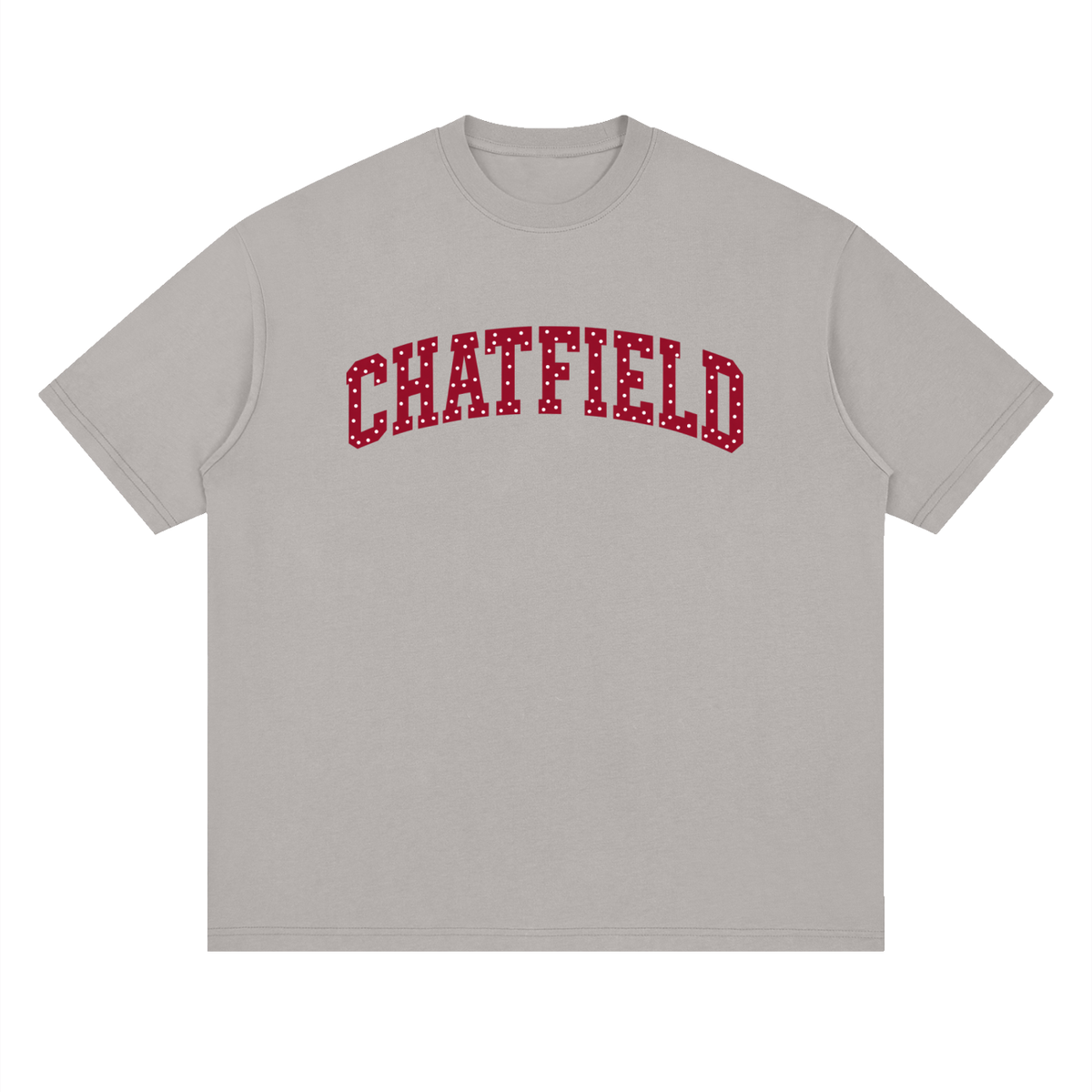 Polka Dot Chatfield Oversized Drop Shoulder T-Shirt