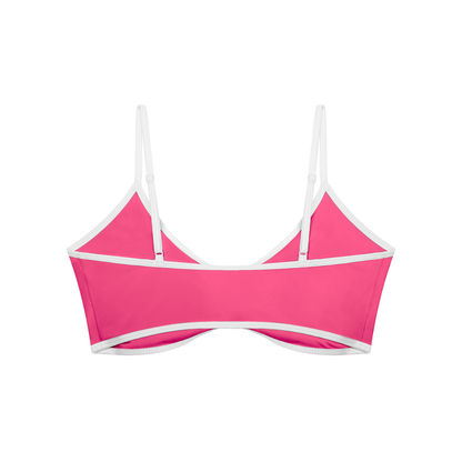 Strive Ruched V-Neck Sports Bra