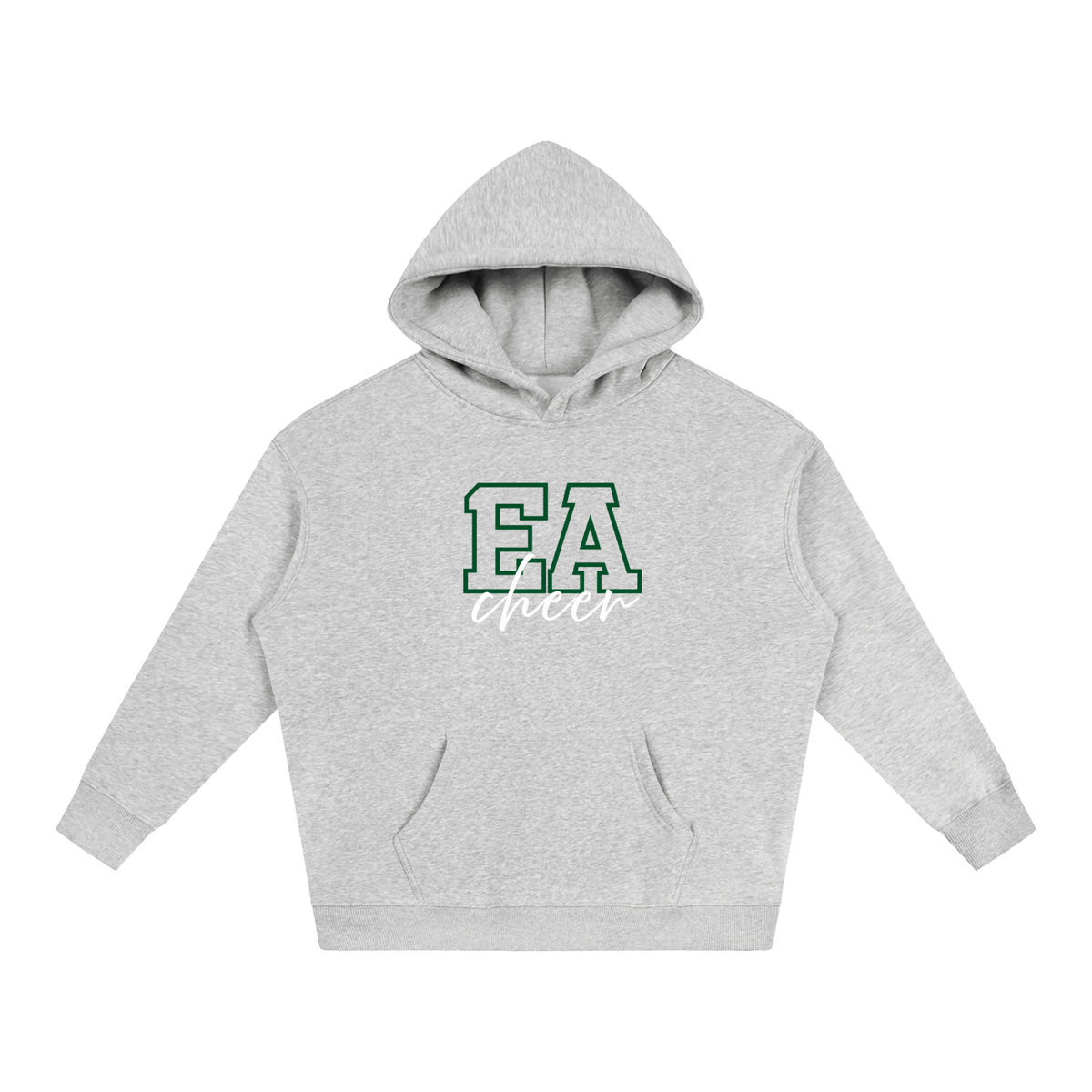 Cursive Front Empire Oversize Fleeced Hoodie