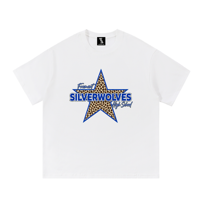 Leopard Star Cotton T-Shirt