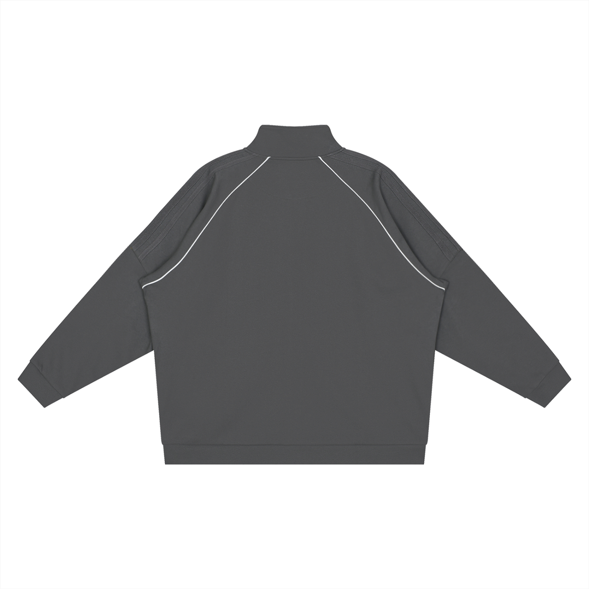 Striped Raglan Sleeve Jacket
