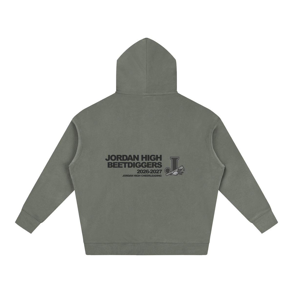 Vector Star Front Jordan Oversize Fleeced Hoodie