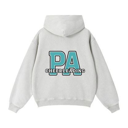 Zip-Through Boxy Fleece Hoodie