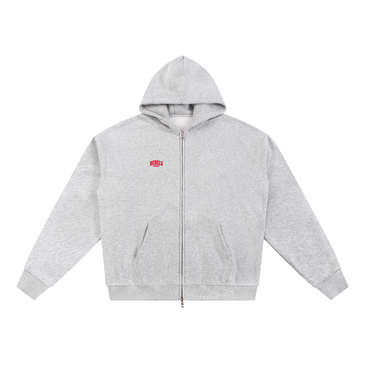 Simple UNLV Essential Fleece Zip-Through Hoodie