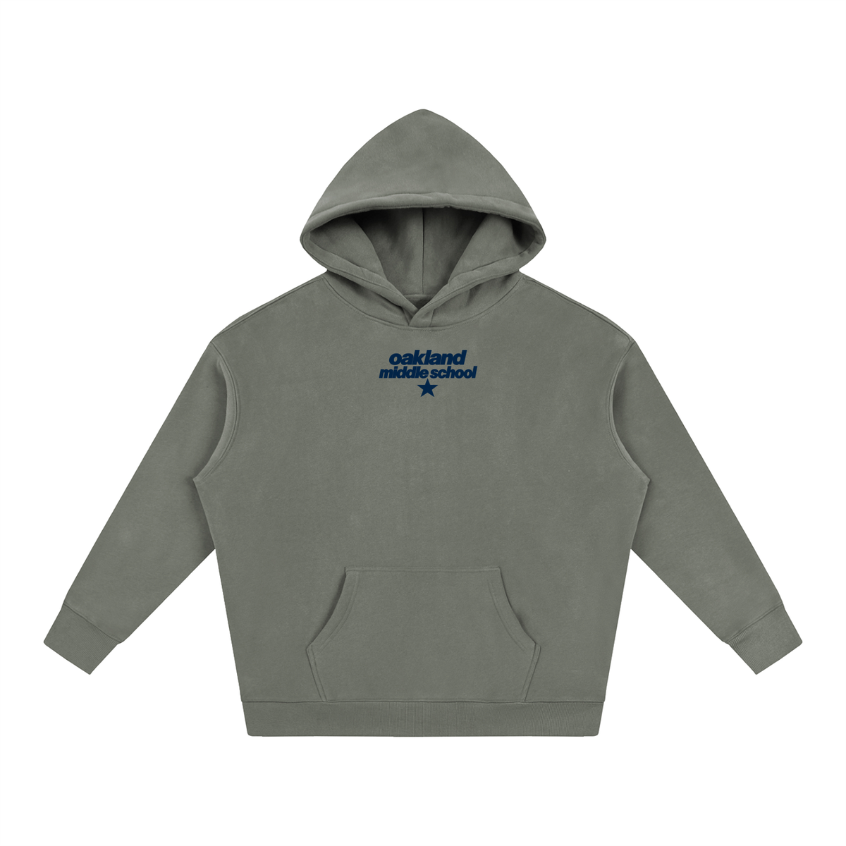 Big Star Oakland Middle Oversize Fleeced Hoodie